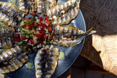 Im Restuarant RAW des The Wild auf Mykonos weiß man woher das (äußerst leckere) Essen stammt.