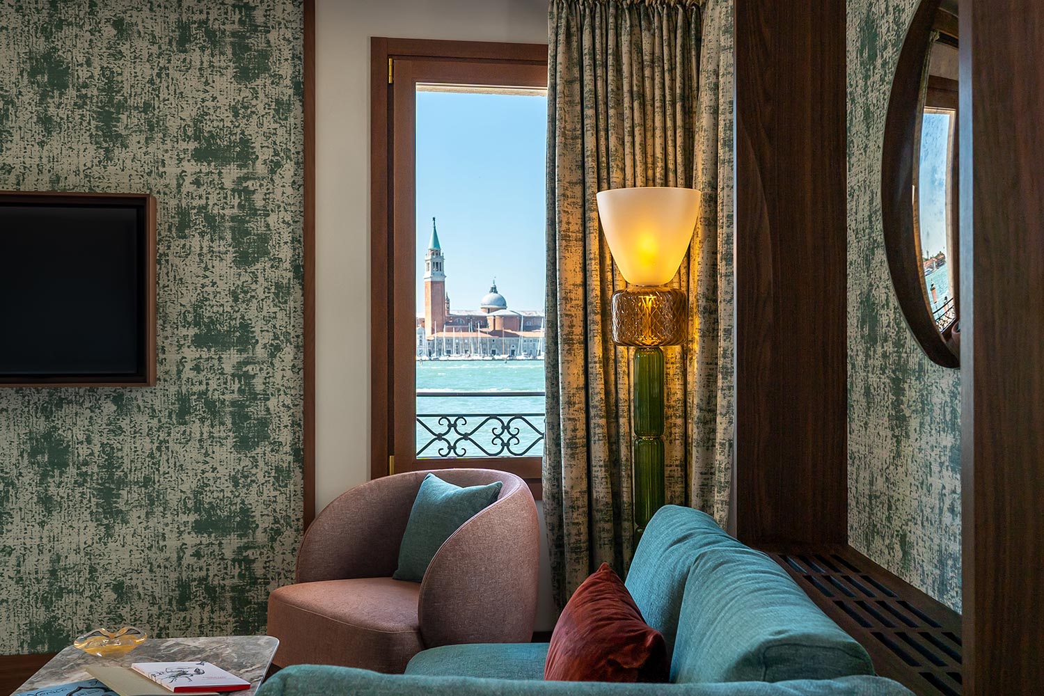 View of Venice's Isola di San Giorgio Maggiore from a room at the Ca' di Dio