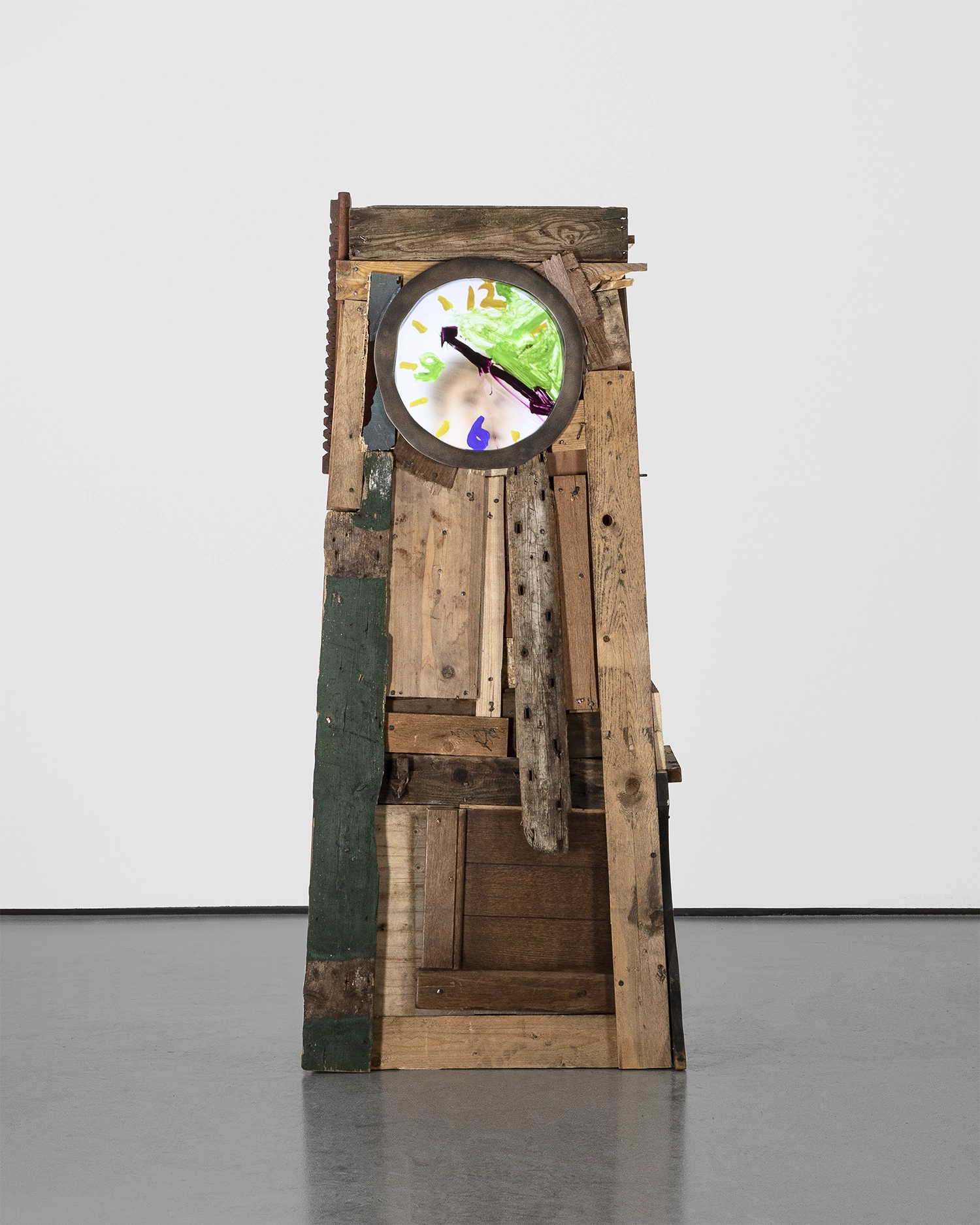 Grandfather Clock The Son 2022 by Maarten Baas at Carpenters Workshop Gallery. Image courtesy of Carpenters Workshop Gallery