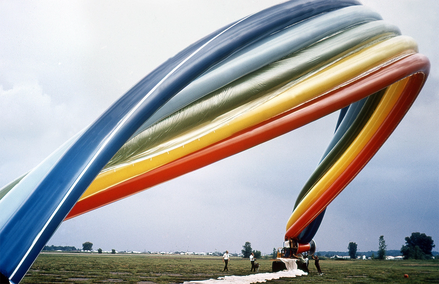 6 Otto Piene Inflation trial for OLYMPIC RAINBOW 1972