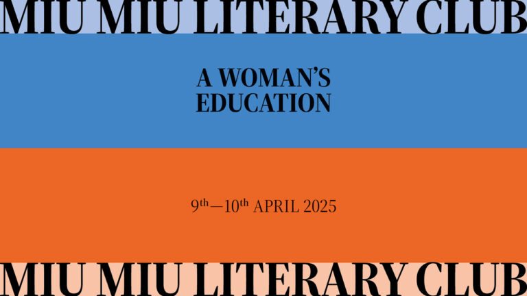 Miu Miu Literary CLub 2025