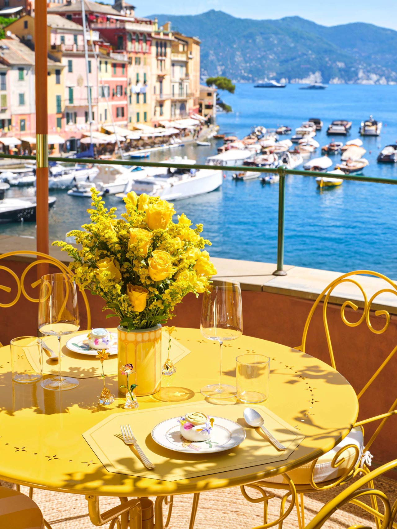Swarovski auf der Terrasse – Portofino mit Glitzerkante 2 Swarovski 3