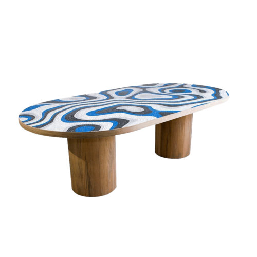 RACETRACK MOSAIK ESSTISCH von THE INVISIBLE COLLCETION