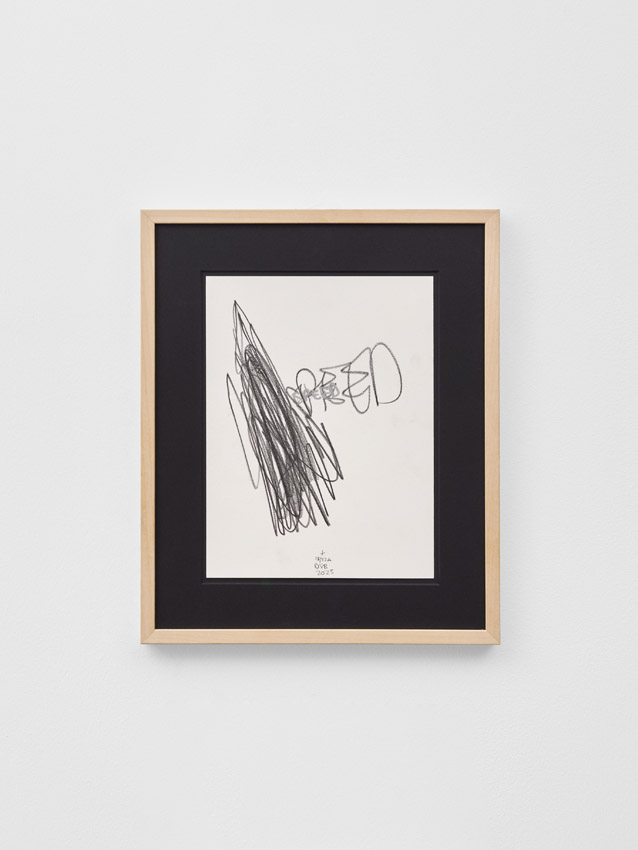 Untitled 2025 Graphite on paper 32 x 10 cm