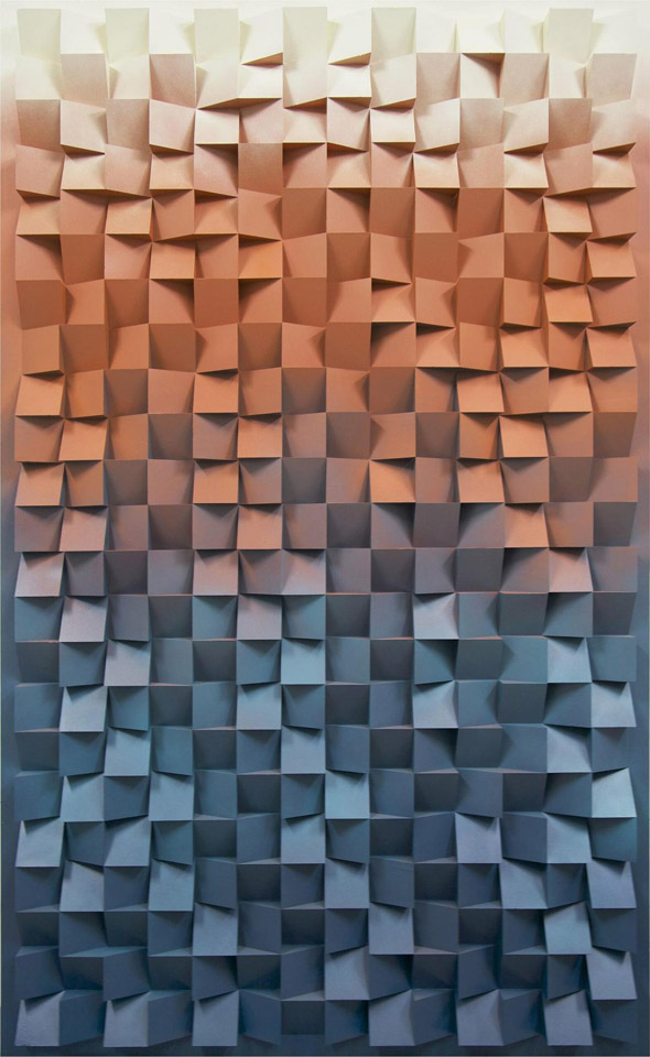 Albers Jan thrEEhundrEdtwEntytw OupanddOwnwEdgEs 2012. 240x150x12 cm Graphit u Spruehfarbe auf Holz u Polystyrol
