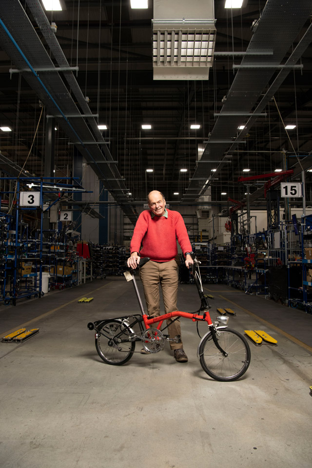 Brompton bringt Bewegung ins Falten 1 Andrew Ritchie with the Mark One