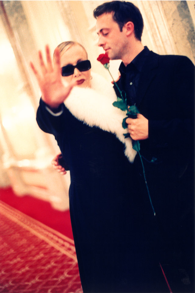 „Glossy“ in Bad Gastein: die Ikonen der Magazin-Fotografie 3 Hildegard Knef und David Baum in Wien erschienen 1998 in Gala Fotografin Esther Haase